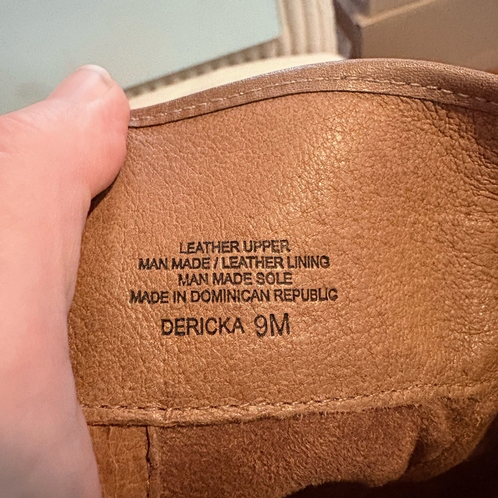 Nurture by Lamaze Two-Tone Tan and Beige Suede Leather Ankle Boots - Picture 3 of 4